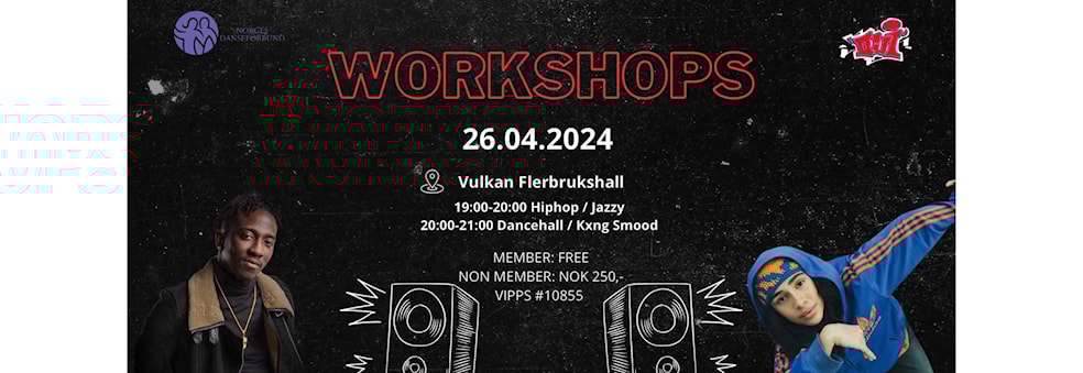 Danseworkshops Hip-Hop og Dancehall